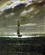 Caspar David Friedrich Seestuck bei Mondschein oil painting on canvas